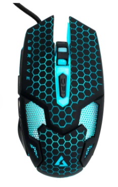 Teclado y Mouse Gaming Alámbrico Unno Tekno Brave Negro USB Ingles + Mousepad