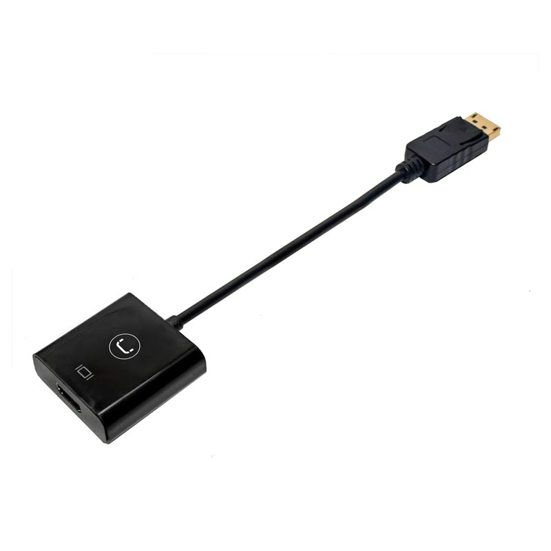 Adaptador DisplayPort a HDMI Unno Tekno Macho-Hembra Negro