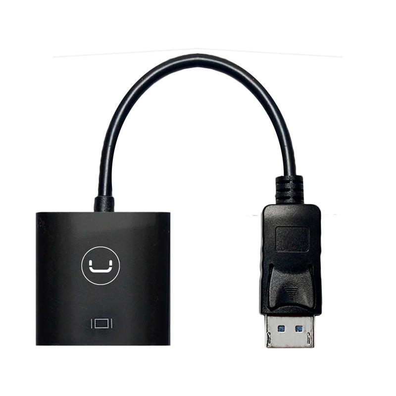 Adaptador DisplayPort a HDMI Unno Tekno Macho-Hembra Negro