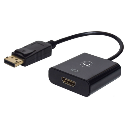 Adaptador DisplayPort a HDMI Unno Tekno Macho-Hembra Negro