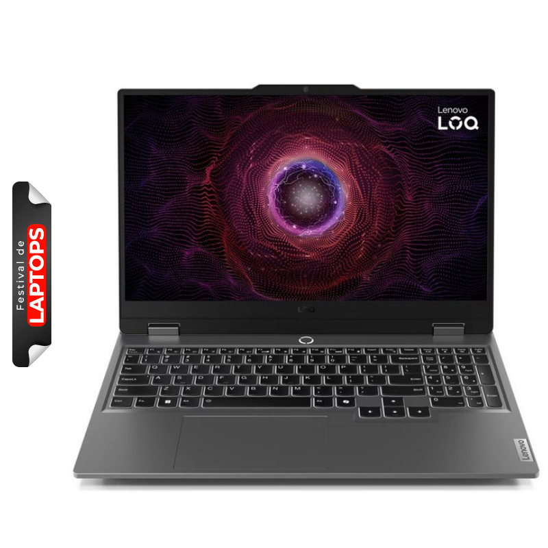 Laptop Lenovo LOQ 15.6" RYZEN 7 7435HS 16GB RAM 512GB SSD Geforce RTX 4070 8GB Gris W11 Home